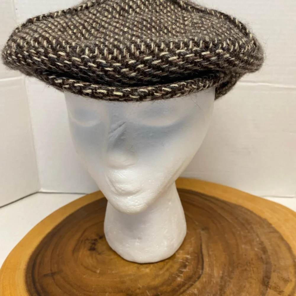 Huntington handmade by Millars Wool Paperboy Cap News Boy Cap Peaky Blinders